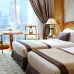 اتاق خواب هتل نایت کستل دبی